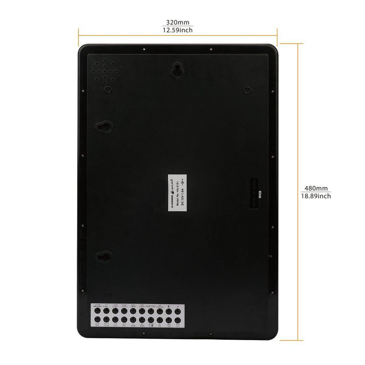 Al Harameen Digital LED Azan Clock - LED Clock HA-5151