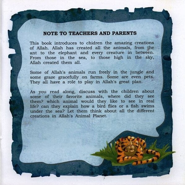 Let's Think About Allah's Animal Planet