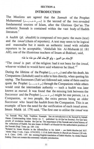 An Introduction to the Science of Hadith