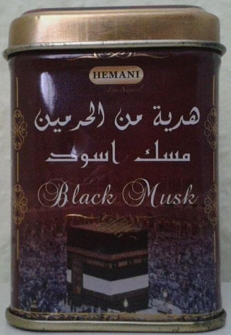 Hemani Solid Perfume Jamid - Black Musk 25g Tin