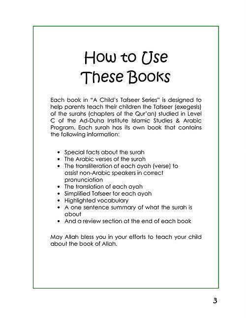 A Child's Tafseer Book 5 Suratul Moozzummil (Folded in Garments)
