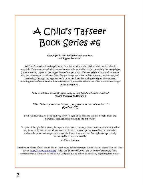 A Child's Tafseer Book 6 Suratul Jinn (The Unseen Spirits)