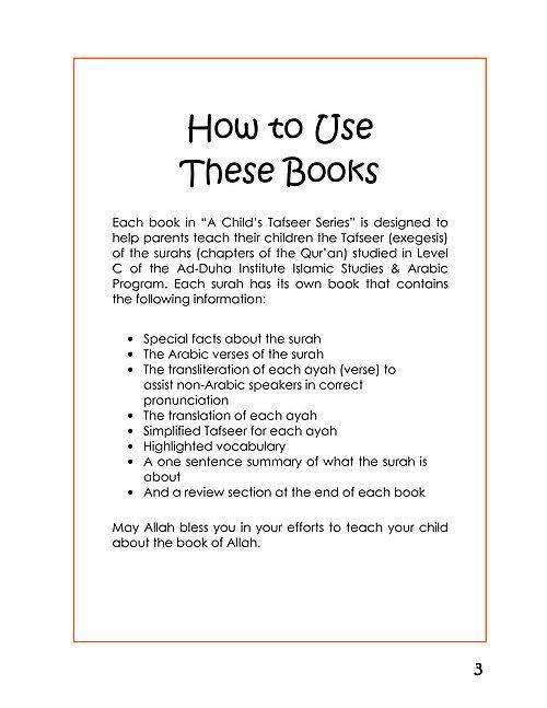 A Child's Tafseer Book 6 Suratul Jinn (The Unseen Spirits)