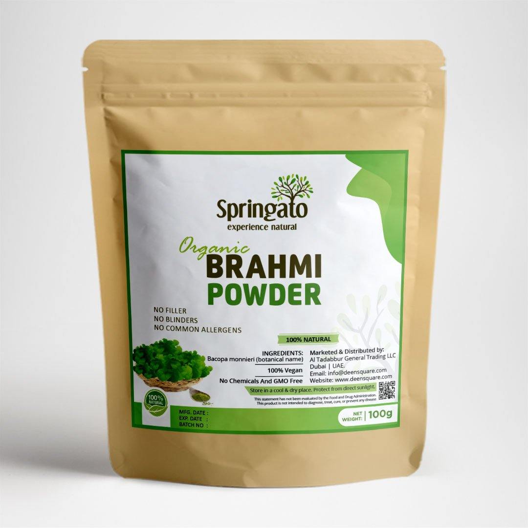 Organic Brahmi Powder - Springato - DeenSquare.com