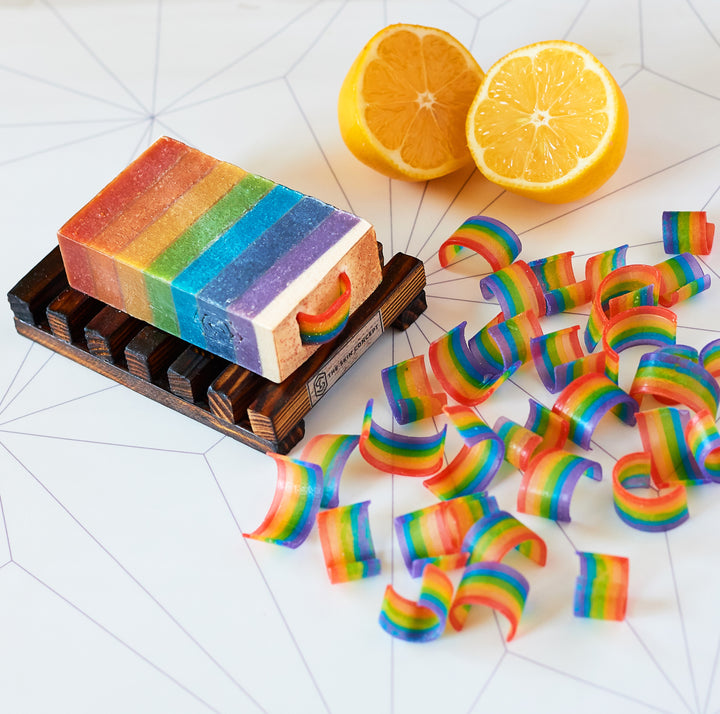 Handmade Designer Rainbow Soap Bar - Unicorn-Island- The Skin Concept