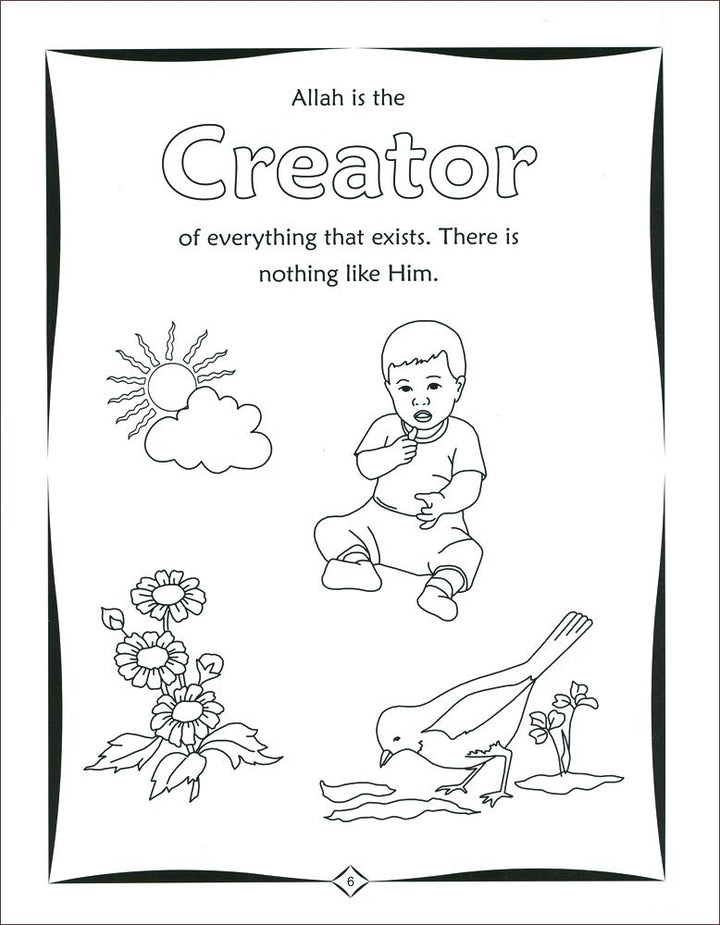 Five Pillars of Islam: Colour and Learn