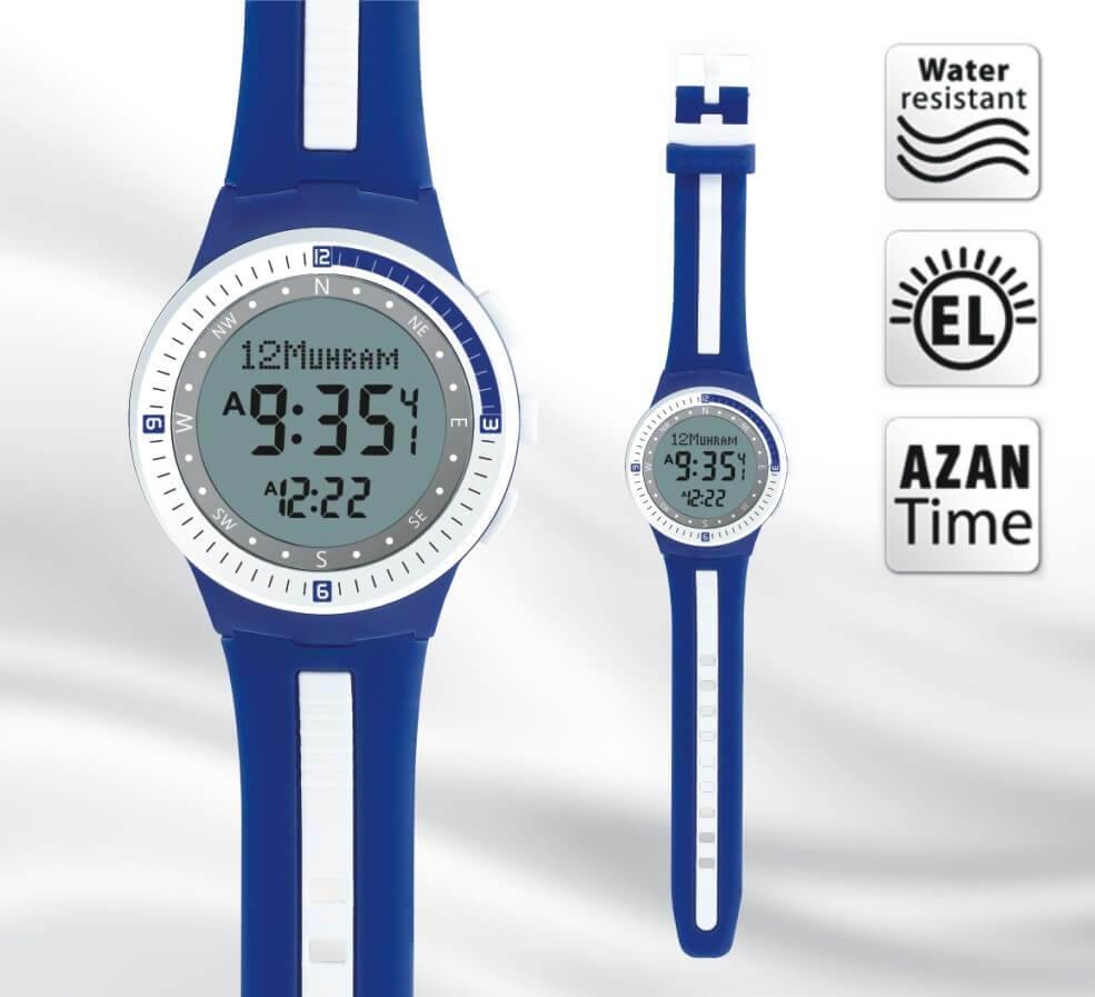 Al Harameen Azan Watch HA-6505DBWW - DeenSquare.com
