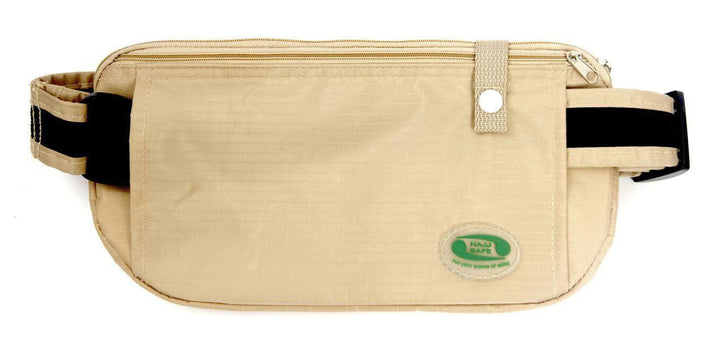 Hajj Safe Anti-Theft Waist Bag and Ihram Belt - Beige Color