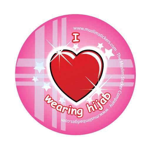 I love wearing hijab badge