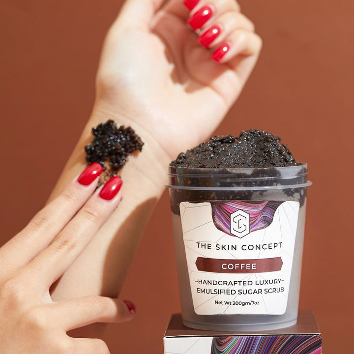 Handmade Sugar Scrub - Coffee- The Skin Concept