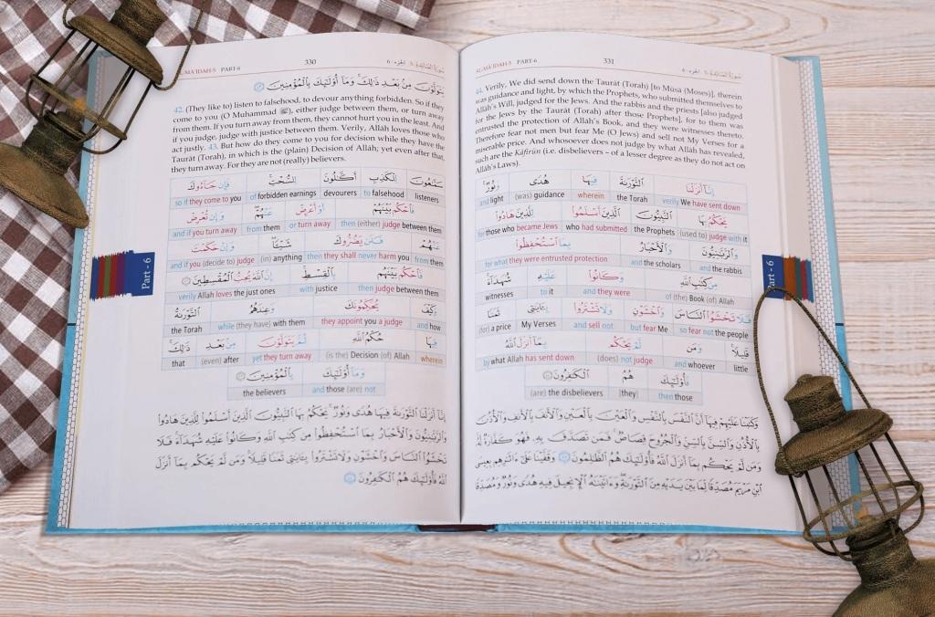 Noble Quran Word For Word (Full Color 3 Vol. Set)