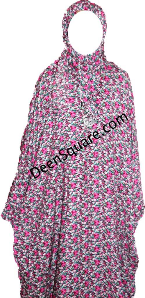 One Piece Floral Prayer Gown for Women