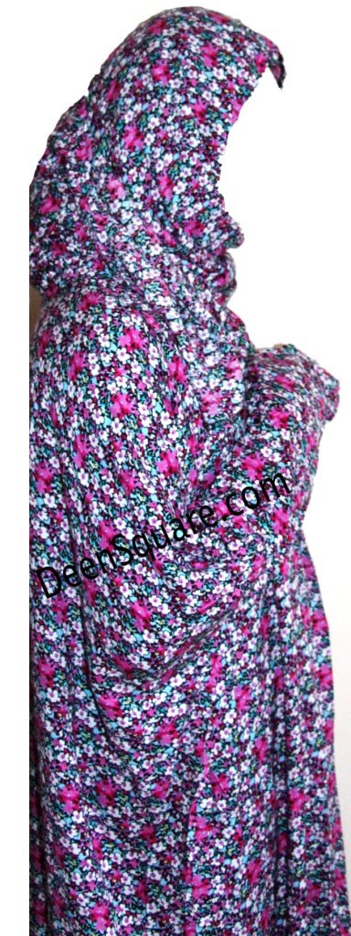 One Piece Floral Prayer Gown for Women
