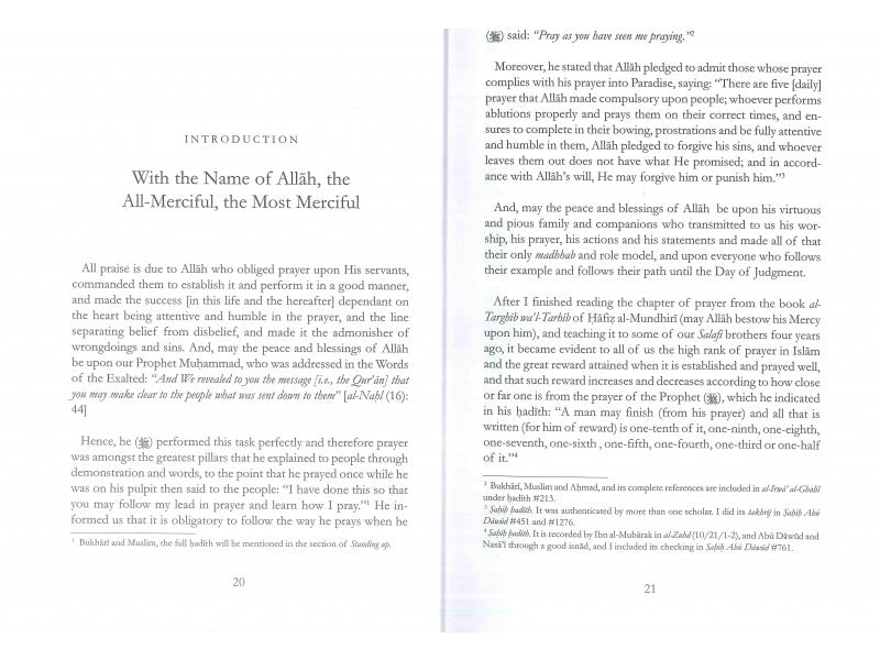 Description of the Prophet’s Prayer by Imam Nasir Al-Din Albani