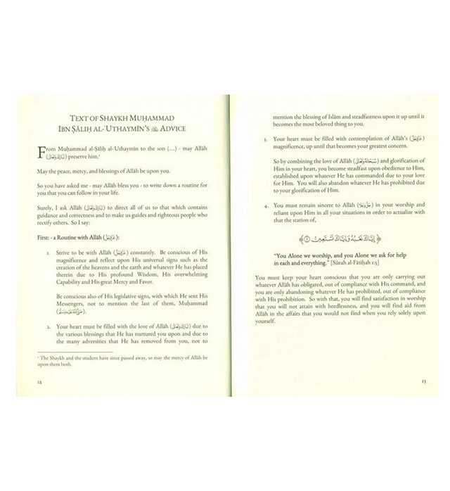 A Daily Routine for The Seeker of Knowledge