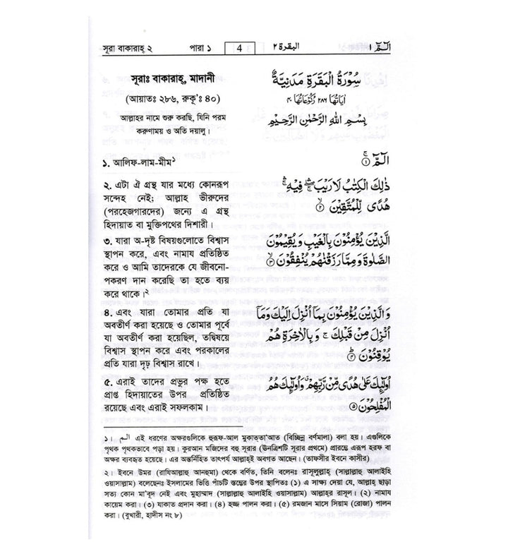 The Noble Quran Bengali Translation – Islamic Book for Gifting