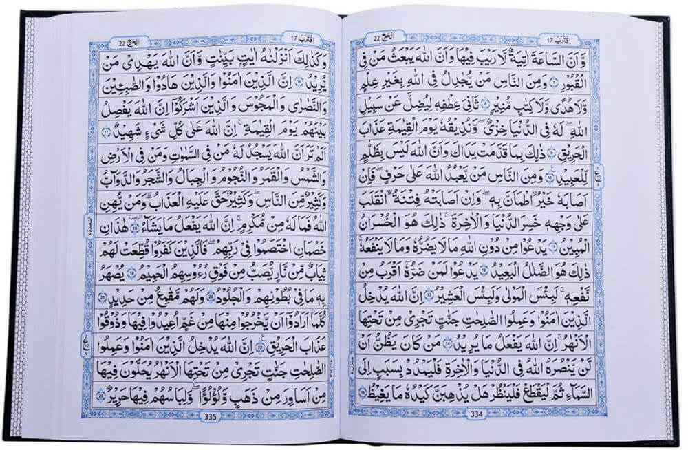 Quran Indo Pak Script 15 Lines Two Colors Ref 208