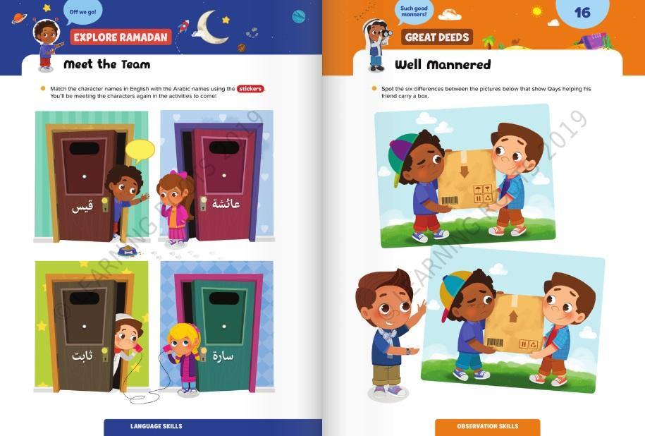 Ramadan Activity Book (Big & Little Kids) - Learning Roots
