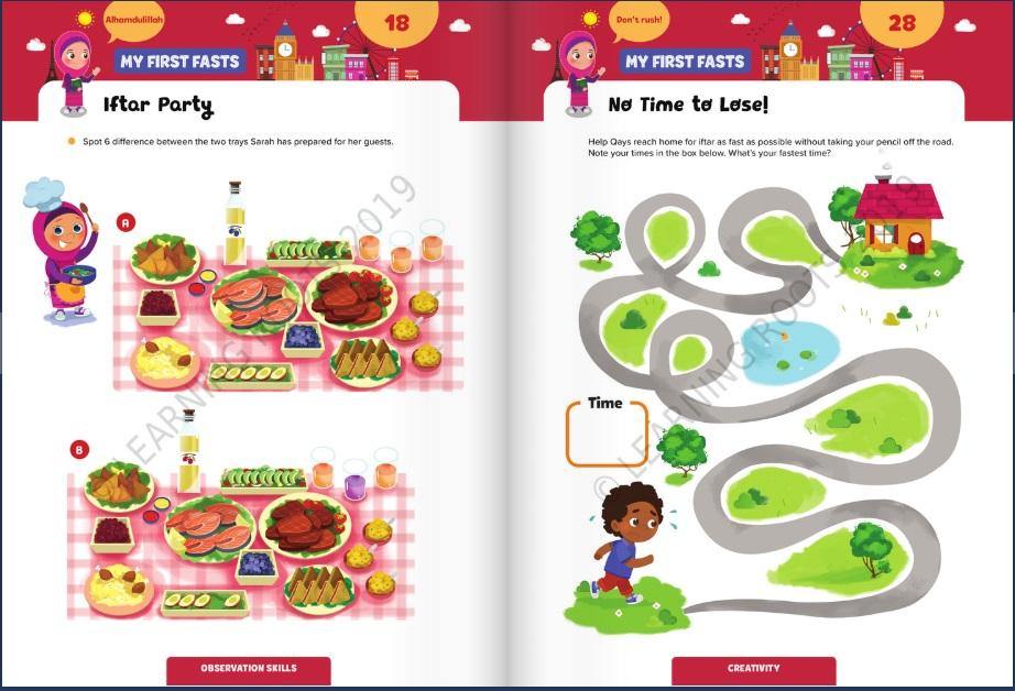 Ramadan Activity Book (Big & Little Kids) - Learning Roots