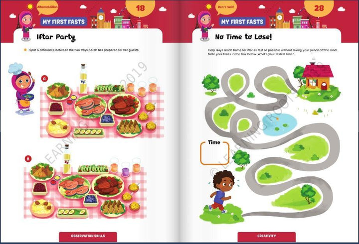 Ramadan Activity Book (Big & Little Kids) - Learning Roots