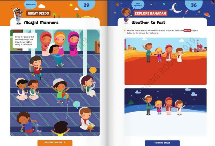 Ramadan Activity Book (Big & Little Kids) - Learning Roots