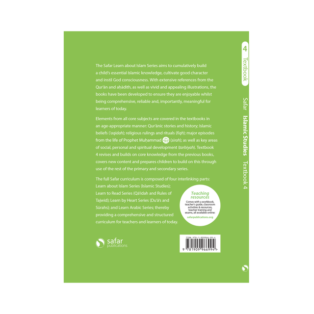 Islamic Studies Textbook 4 - Learn about Islam Series by Safar Publications