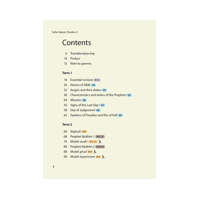 Islamic Studies Textbook 4 - Learn about Islam Series by Safar Publications