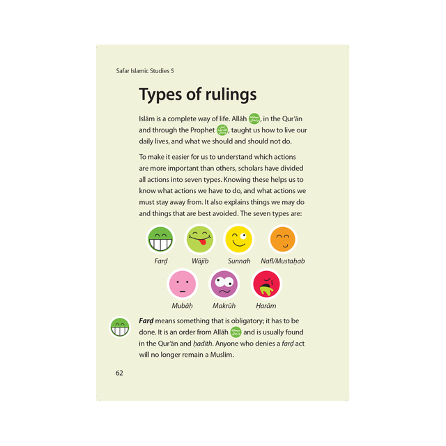 Islamic Studies Textbook 5 - Learn about Islam Series by Safar Publications