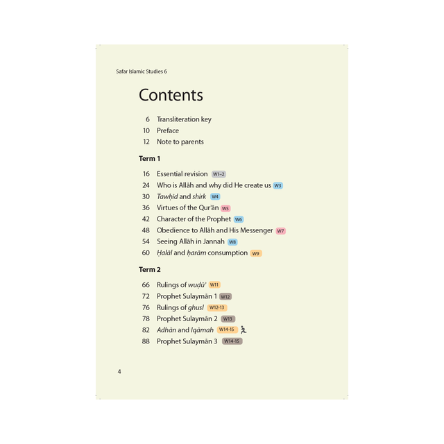 Islamic Studies Textbook 6 - Learn about Islam Series by Safar Publications