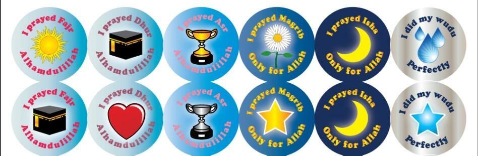 My Salah Chart With 96 Reusable Stickers