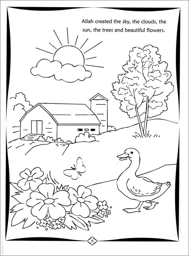 The Six Pillars of Islamic Faith: Colour and Learn