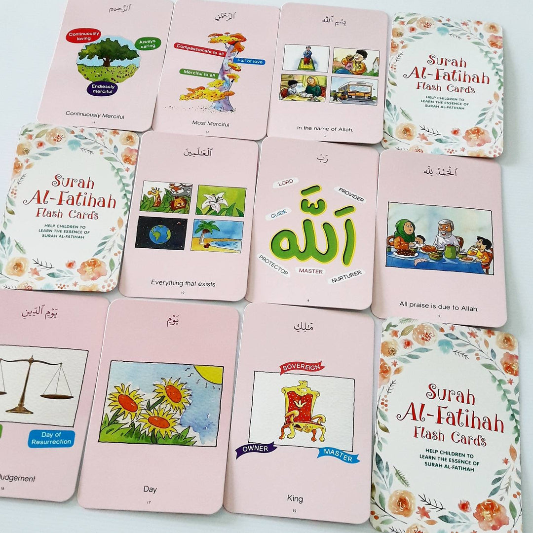 Surah Al-Fatihah Flash Cards