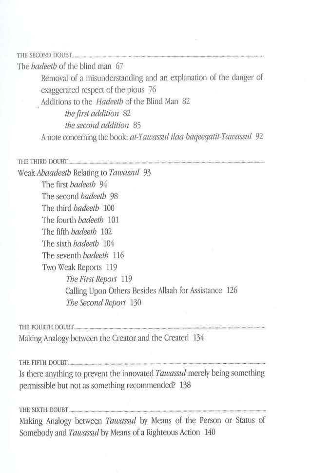 Tawassul : Seeking a means of nearness to Allah - Its types and its rulings
