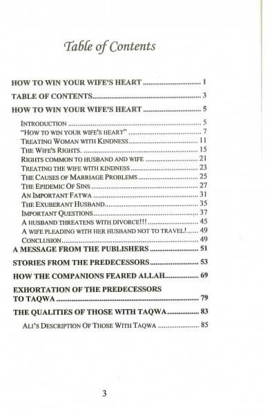 Winning the heart of your Wife