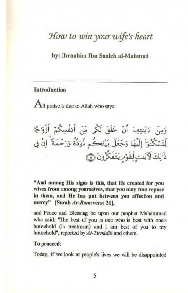 Winning the heart of your Wife