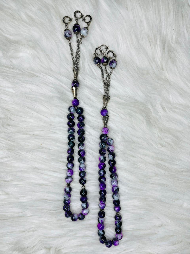 33 Beads Marble Tasbeeh with Chain - 5mm