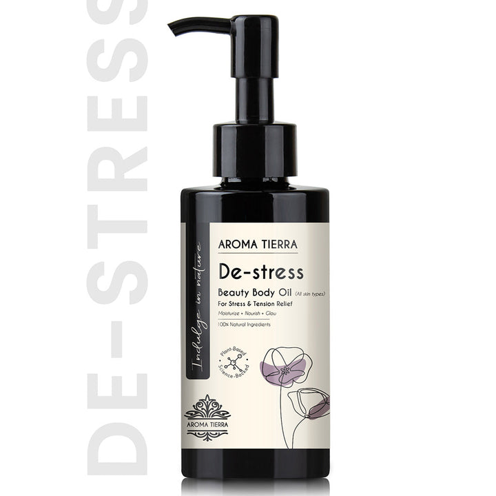 De-stress Body Oil – Stress Relief Blend (100ml) - Aroma Tierra