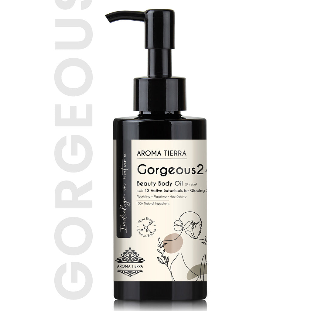 Shop Gorgeous24 Body Oil at deen square.com. 14 botanicals for glowing skin. Fast shipping available.