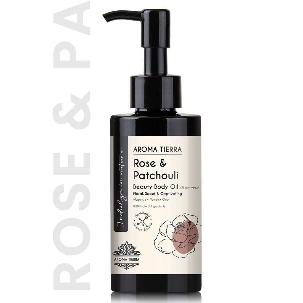 Aroma Tierra Rose Patchouli - Body Oil