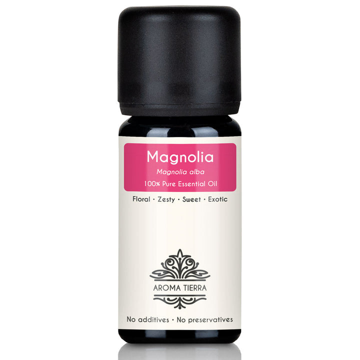 Aroma Tierra Pure Magnolia Essential Oil - 100 Percent Natural Magnolia alba for Aromatherapy and Diffusers
