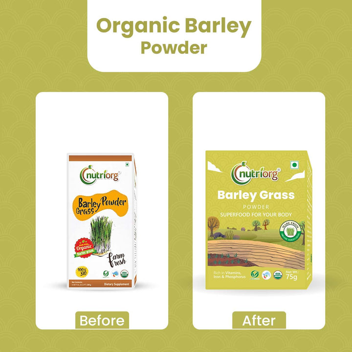 Nutriorg Organic Barley Powder 75g