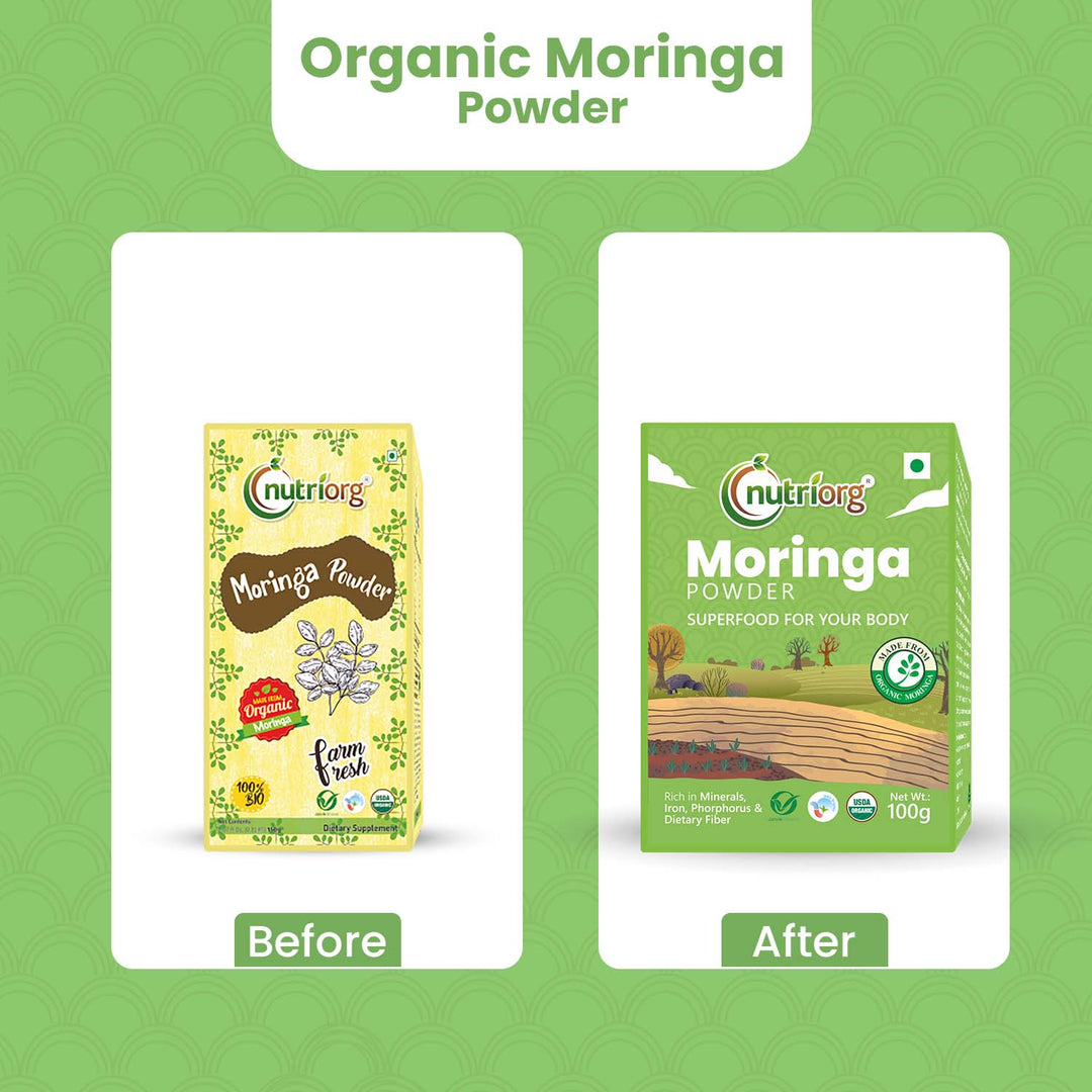 Nutriorg Certified Organic Moringa Powder 100g