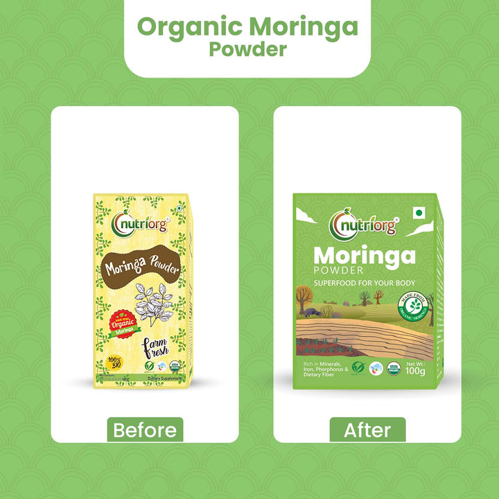 Nutriorg Certified Organic Moringa Powder 100g