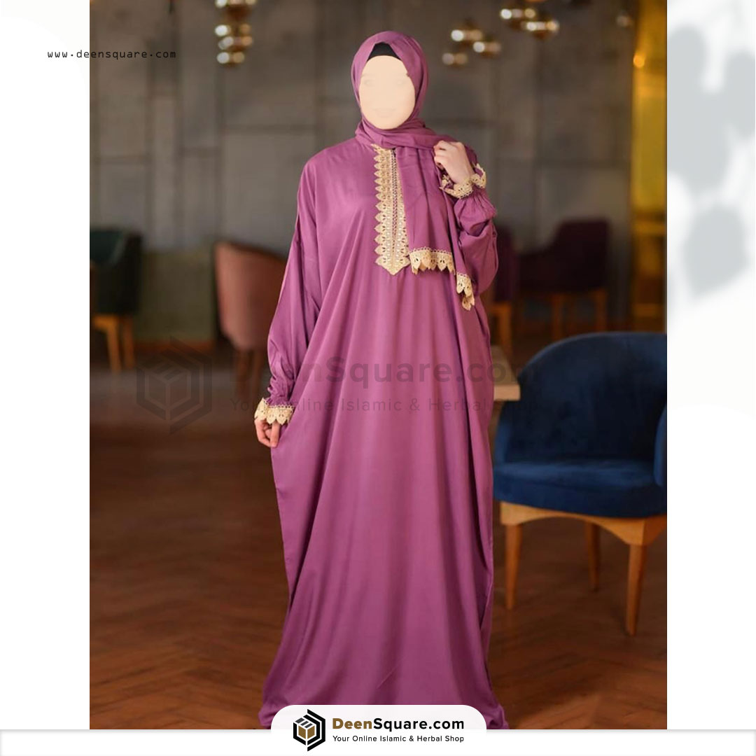One Piece Prayer Dress with Shayla - Plain Light Purple