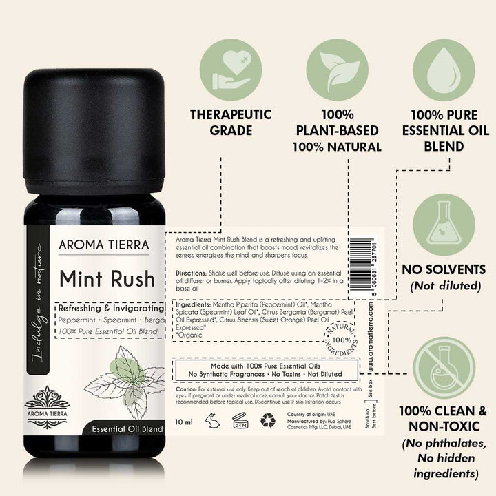 Mint Rush Essential Oil Aroma Tierra
