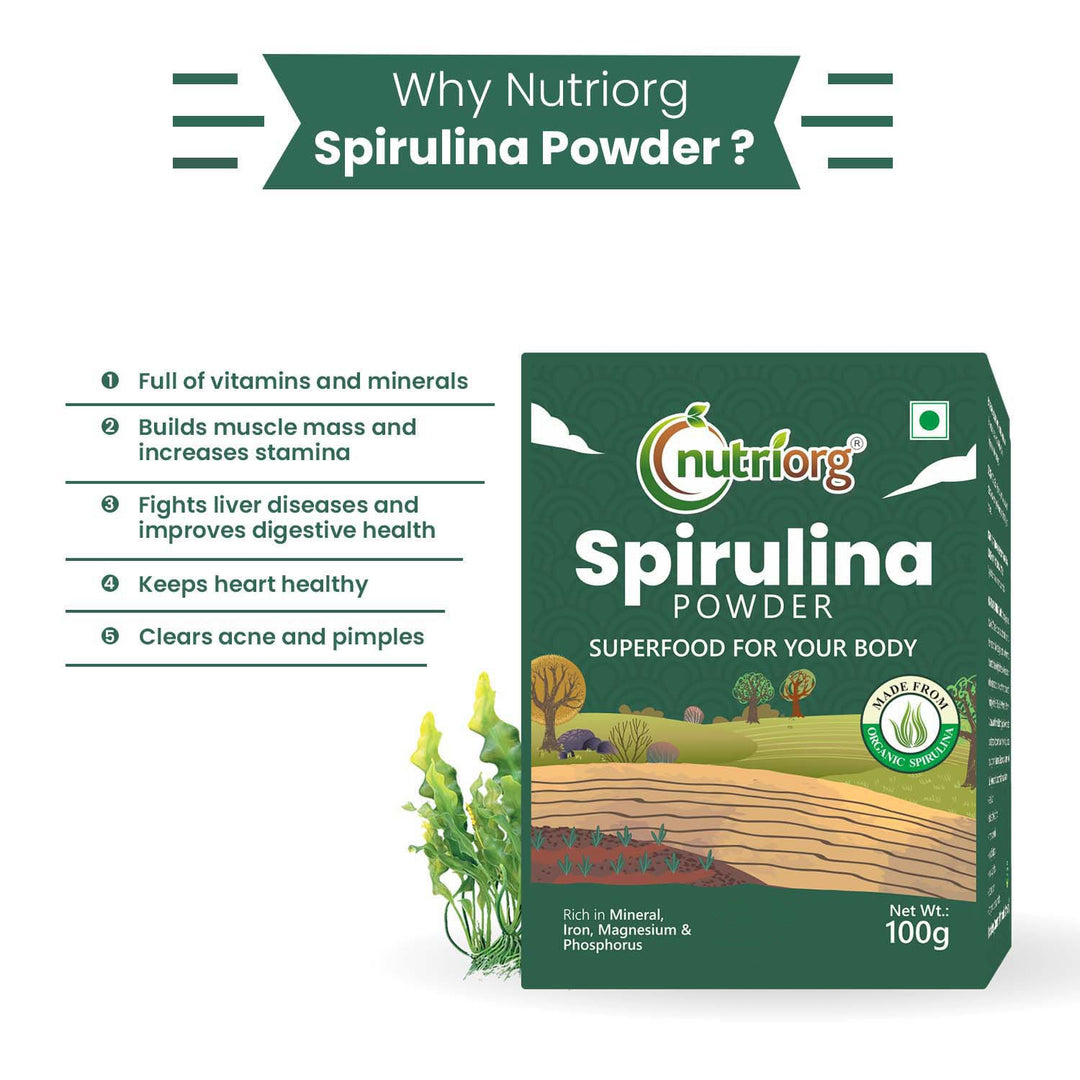 Nutriorg Spirulina Powder 100 g