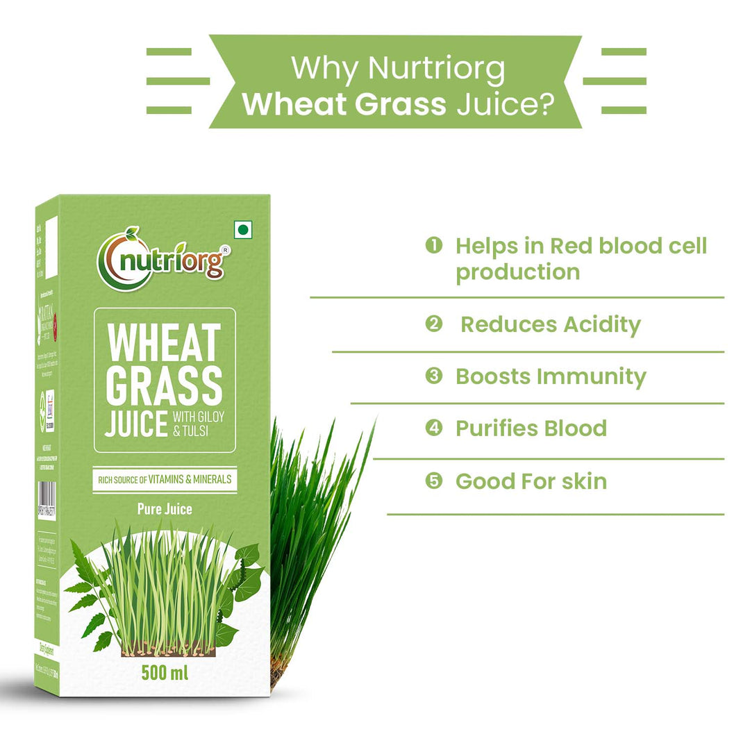 Nutriorg Wheatgrass Juice 500 ml
