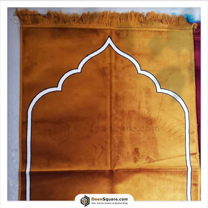 Plain Prayer Mat with border - AYDIN Turkish | سجادة صلاة سادة