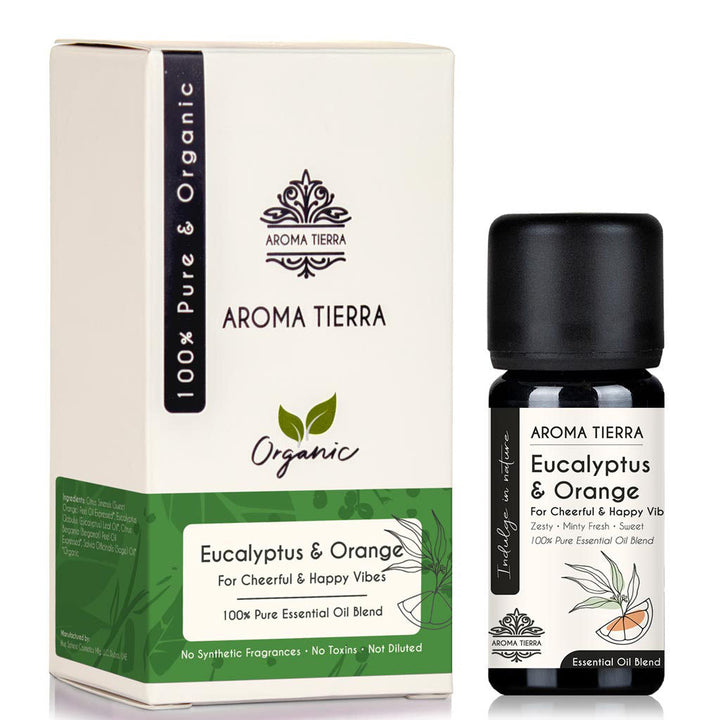 Eucalyptus &amp; Orange Essential Oil Blend - Aroma Tierra