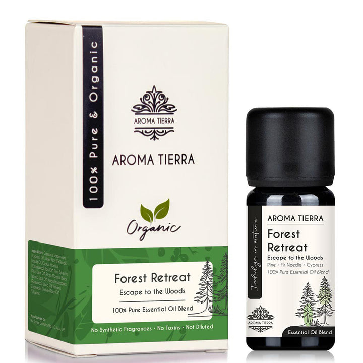 Aroma Tierra Forest Retreat Essential Oil Blend – Pine, Cypress &amp; Woody Aroma